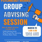 Psychology Group Advising Session on March 23, 2022